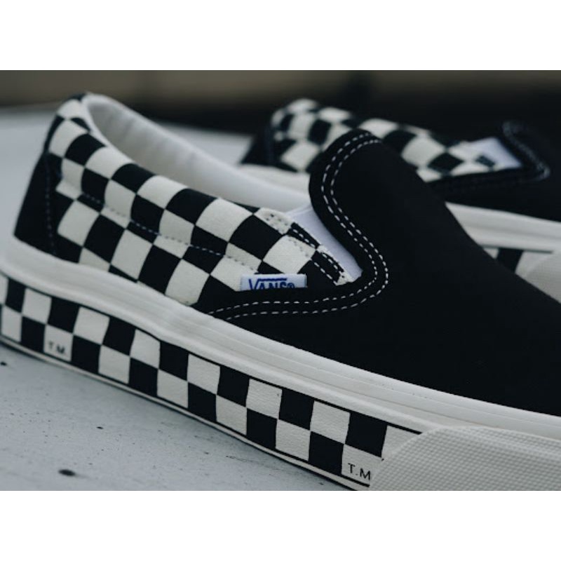 Sepatu Sneakers Vans Slip On Sidewall Checkerboard Classic