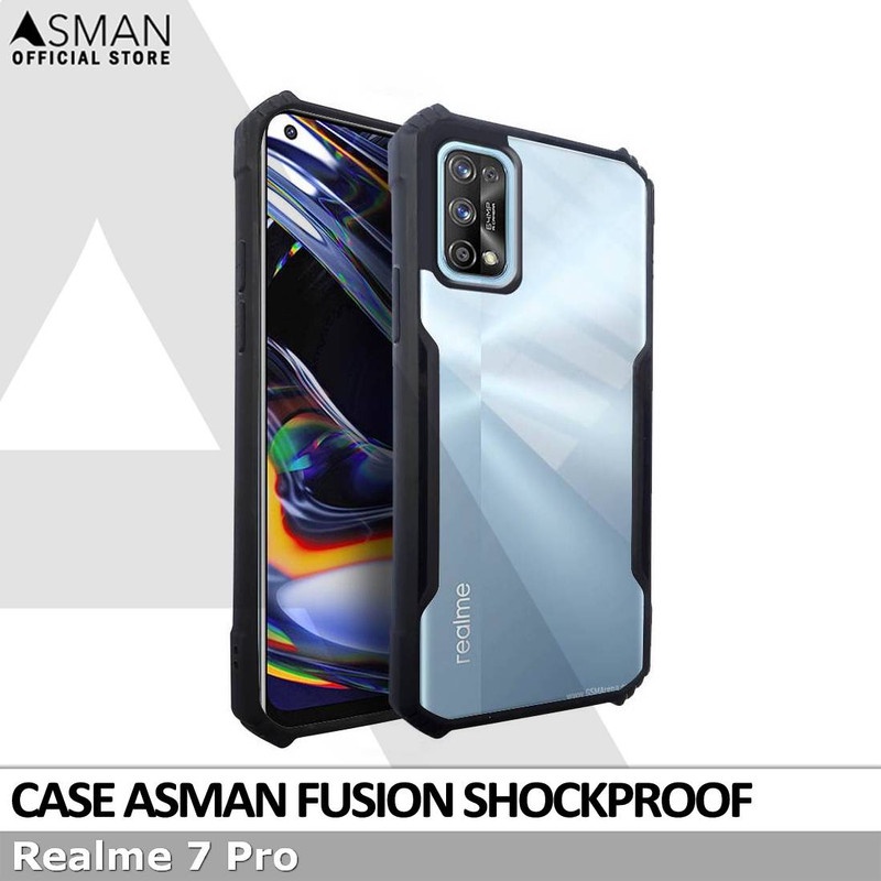 Asman Fusion Realme 7 pro Case Premium Amor Acrylic