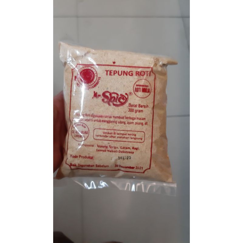 

tepung roti halus mr spicy 300 gr