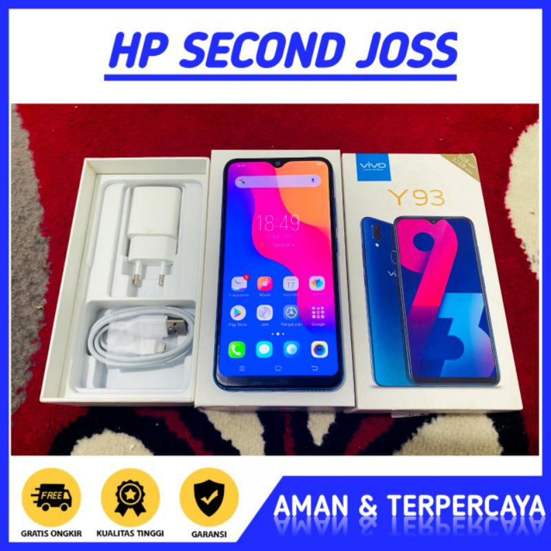 Vivo Y93 Ram 3/32 GB Second Bergaransi