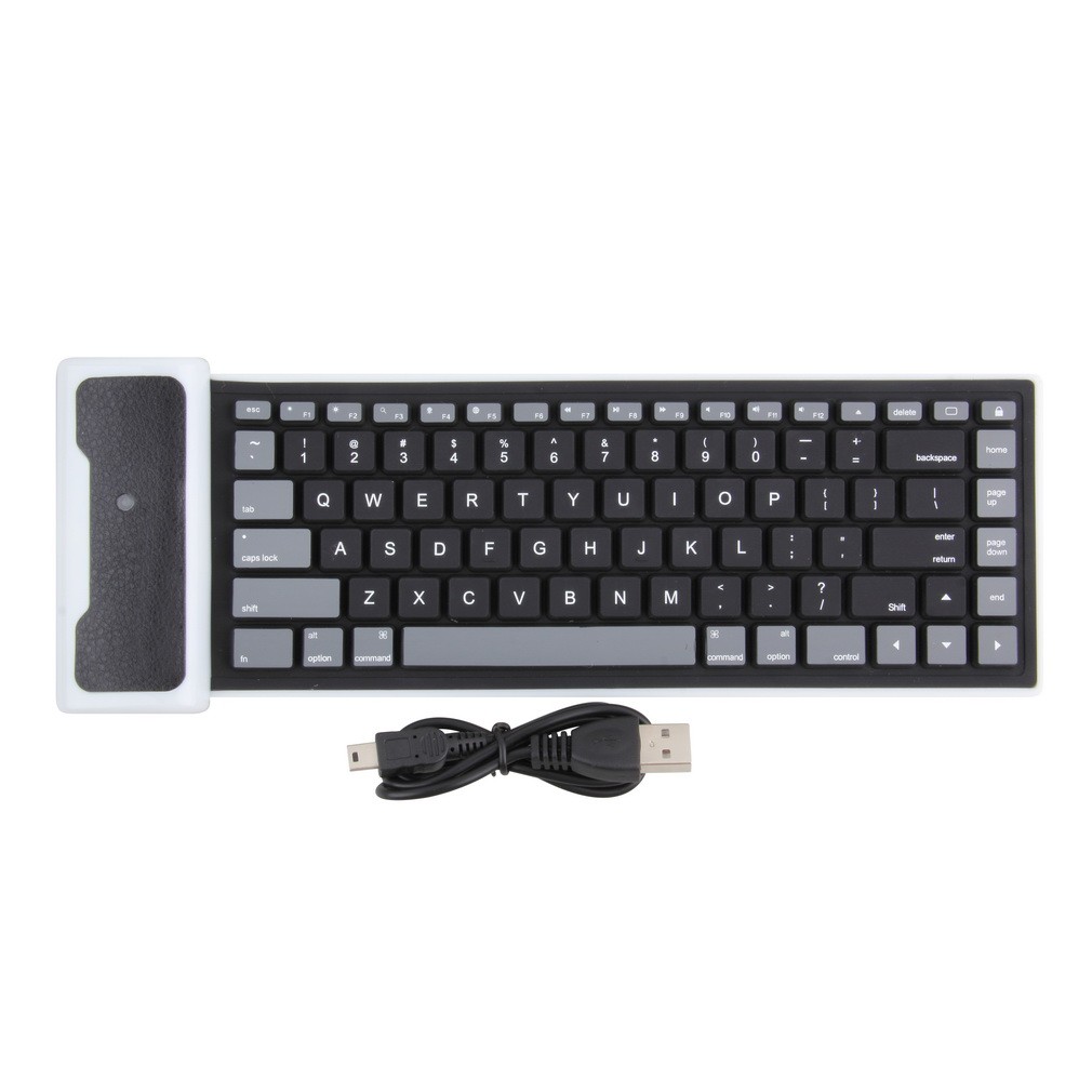 [Bayar Di Tempat]Baru! Keyboard Fleksibel Mini Nirkabel