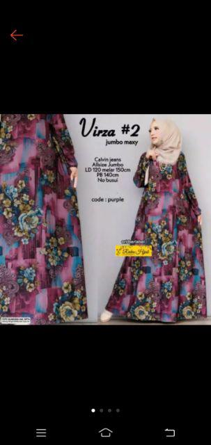 Baju Gamis Jumbo Motif Batik Tunisa Sultan