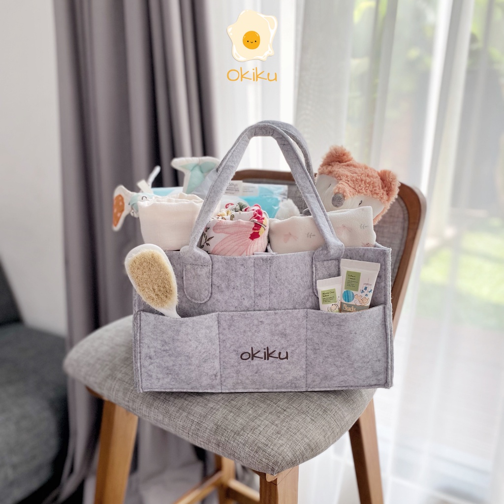 Okiku - Felt Caddy Diaper Bag