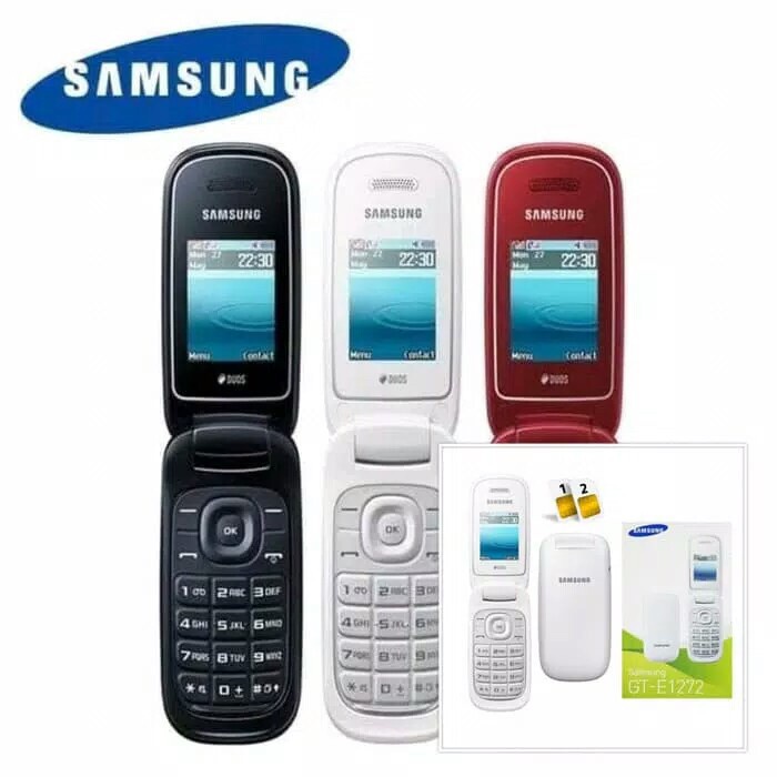 SAMSUNG CARAMEL E1272 TERMURAH HP SAMSUNG hp jadul samsung lipat