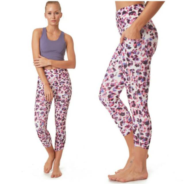 Gottex ultra violet  side pocket capri ( highwaist)