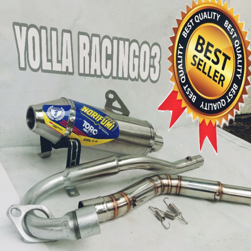 KNALPOT NORIFUMI TORC TITANIUM CRF KLX DTRACKER WR155(TERMURAH)