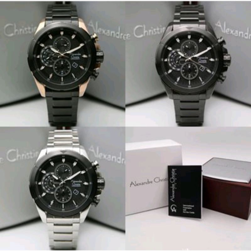 alexandre christie pria original 6589 #ac6589 / jam ac pria terbaru