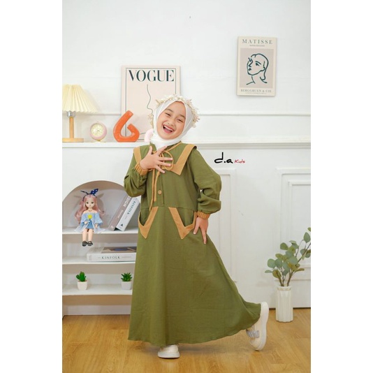 GAMIS ANAK/DRESS ANAK /BAJU ANAK WANITA  LALUNA SERIES KIDS ORIGINAL BY D.A FASHION KIDS
