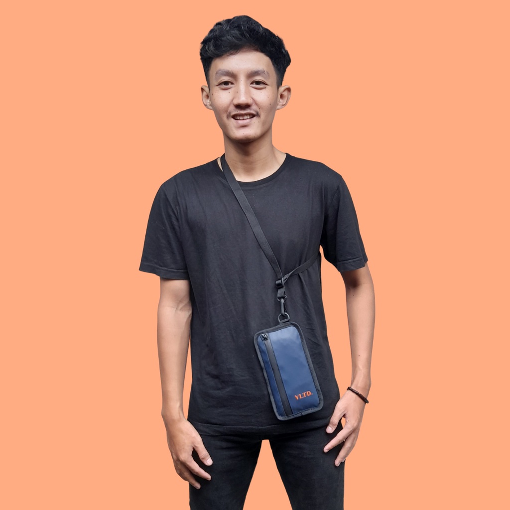 Rancis Jaya - Sako Hanging Wallet Pria YLTD Anti Air | Tas Gantung Leher Waterproof Unisex