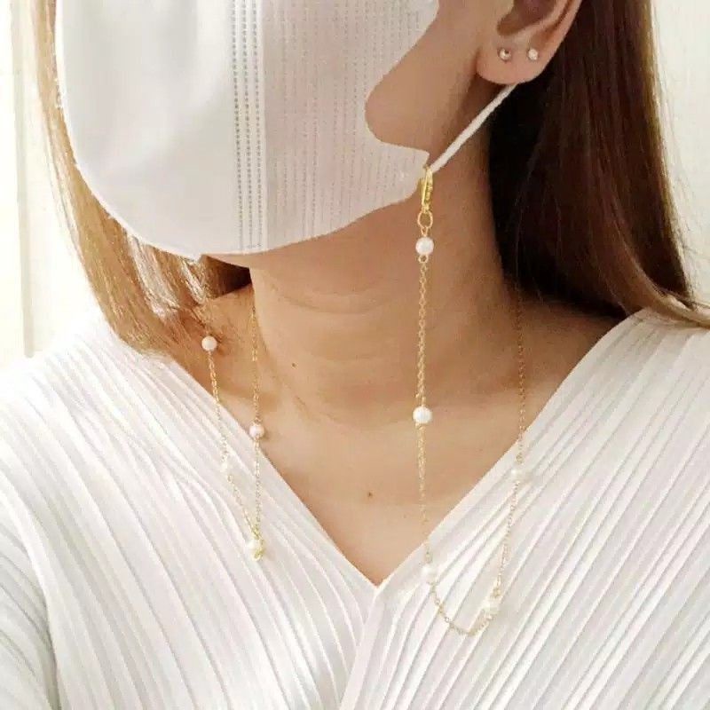 Kalung Mutiara Kalung masker