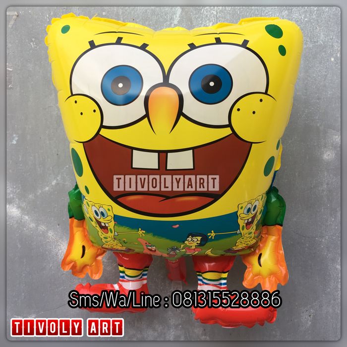 Balon Spongebob / Balon Karakter / Balon Foil Spongebob Termurah