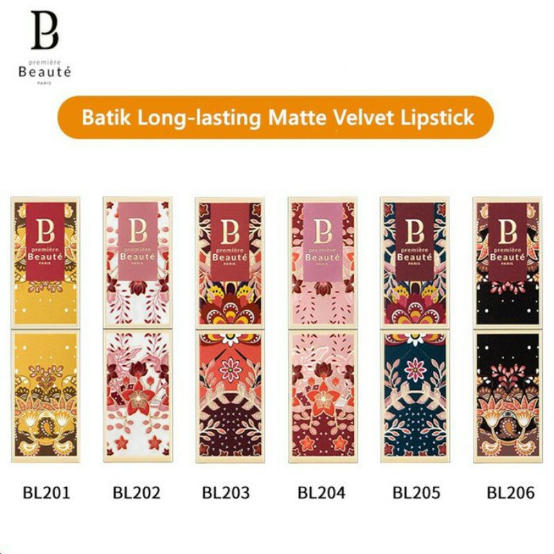 Lipstik Premier Beaute Matte Velvet Original BPOM