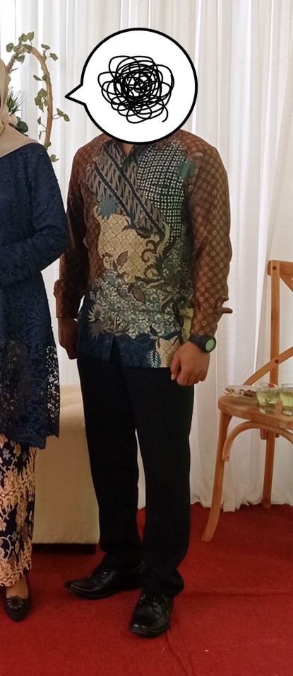 Kemeja Batik Semi Sutra Lengan Panjang Furing Istimewa M L Xl