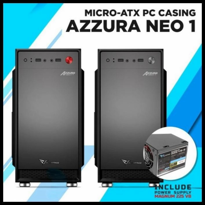 Casing PC Alcatroz Azzura Neo 1/2/3 Micro ATX with power supply