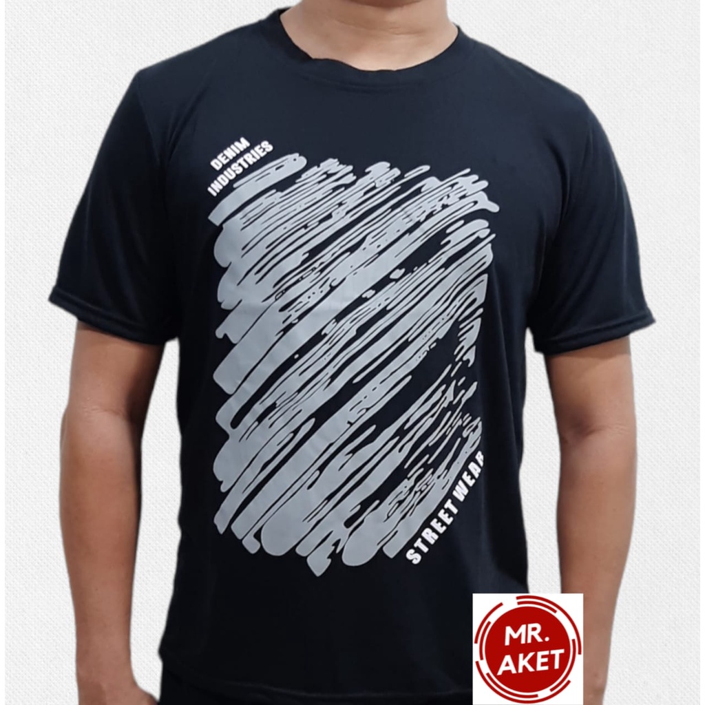 Kaos baju oblong pria lengan pendek motif distro keren bahan adem dan harga murah