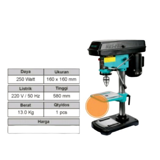 NRT PRO 13 MM HD Bor Duduk Bench Drill Press 13mm