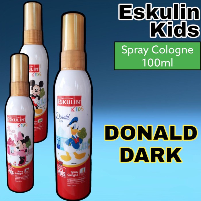 Eskulin Kids Spray Cologne 100ml / Minyak Wangi Anak / Parfum Baby [Z]