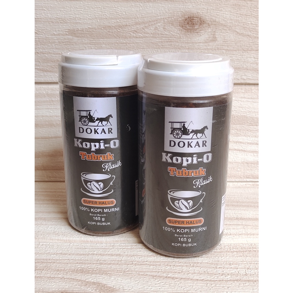 

Kopi Java Robusta 165 gr Cap Kopi-O DOKAR (BONUS Toples) 100% Kopi Murni Gilingan Halus Sedikit Ampas