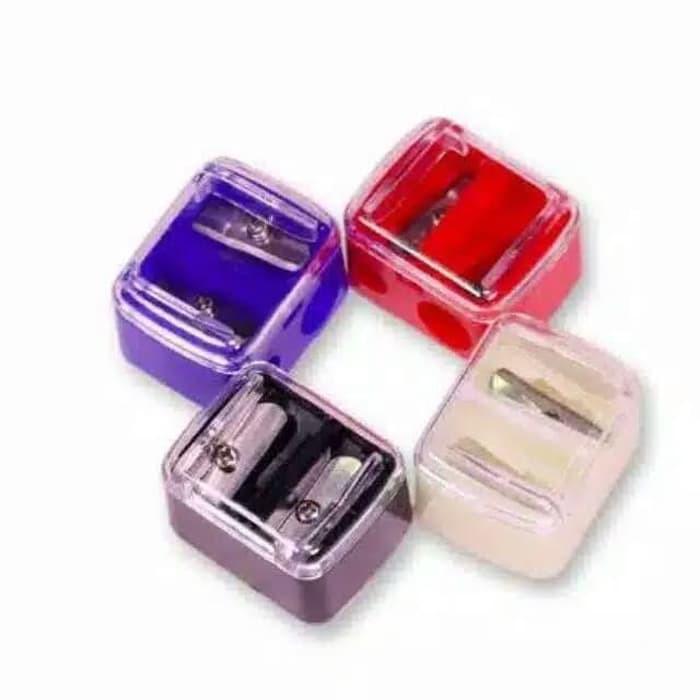 sharpener serutan pensil alis/ rautan pensil alis /SERUTAN PENSIL ALIS 2in1