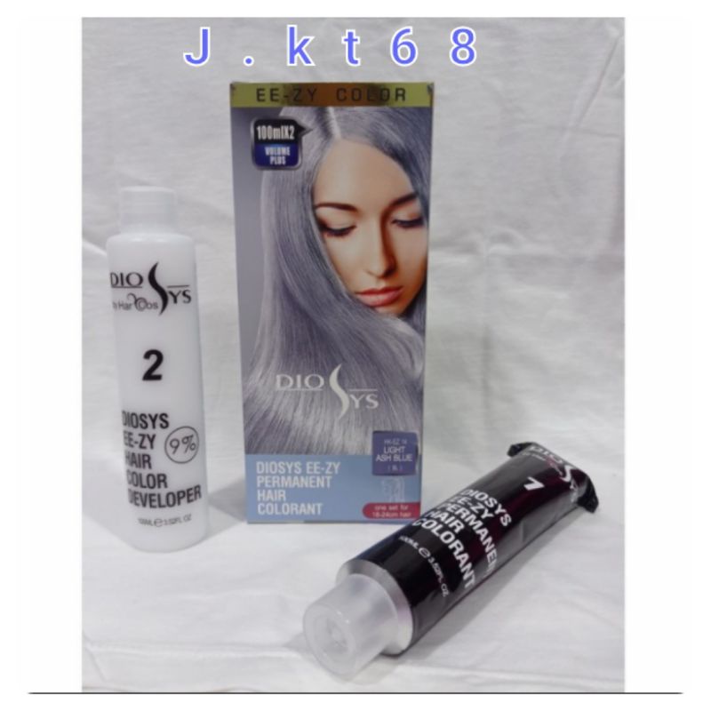 Hair Color Cat Rambut DioSys Ash Blue Pewarna Rambut