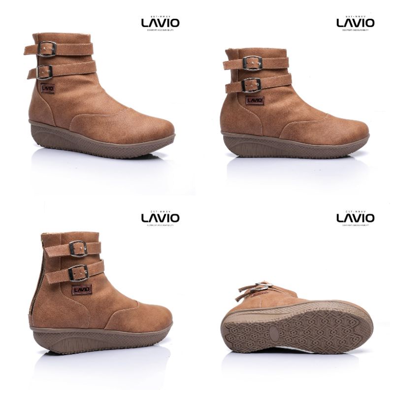 Sepatu Boots Wanita Korea Kekinian Original Boot Cewek Lavio Maleo