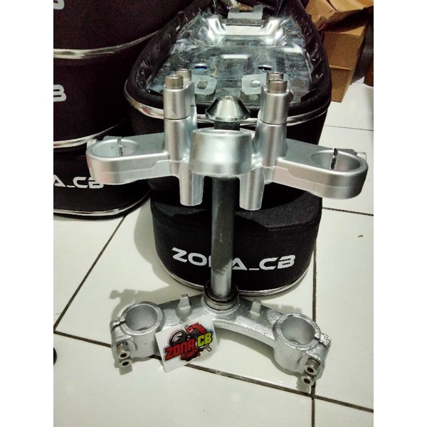 segitiga T atas bawah ninja rr r pnp honda cb gl megapro tiger / segitiga shock sok skok ninja rr go