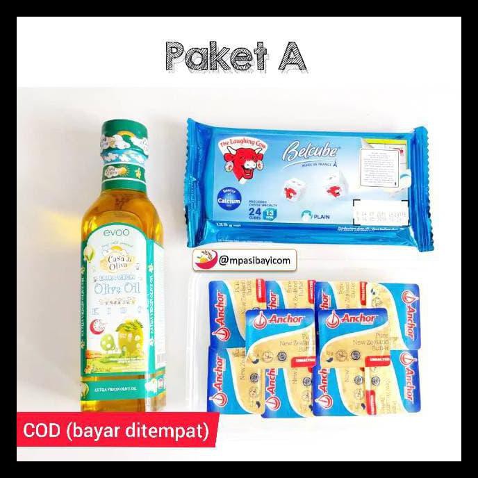 ORI Paket MPASI A (evoo belcube ub anchor elle) - Evoo Anch BEL