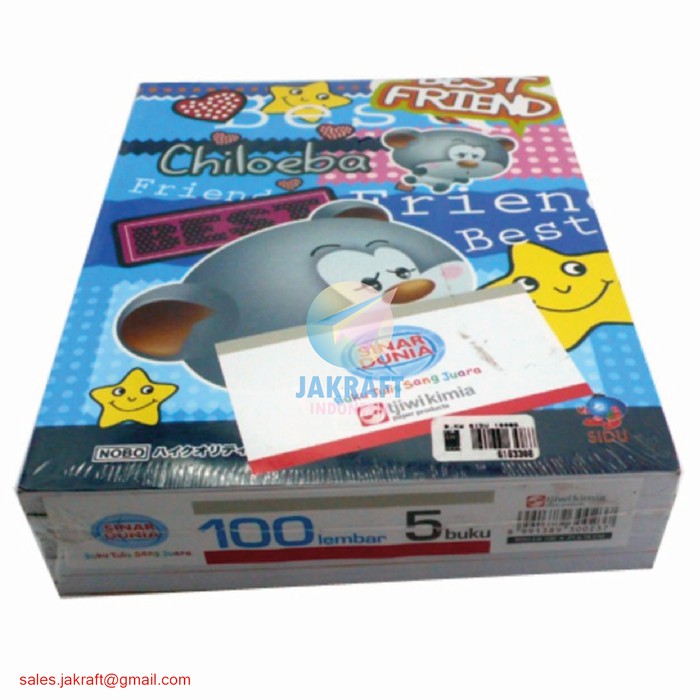

Buku Tulis SiDU SINAR DUNIA isi 100 Kwarto Unisex Netral