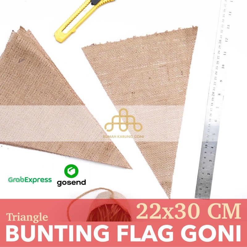 Bunting Triangle Flag - Bendera Dekorasi Ruangan - Dekorasi Pesta - Perlengkapan Tari Daerah