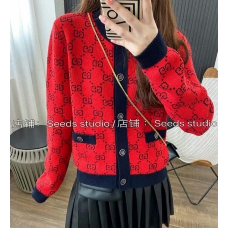Cardigan Knit Gucci Allsize
