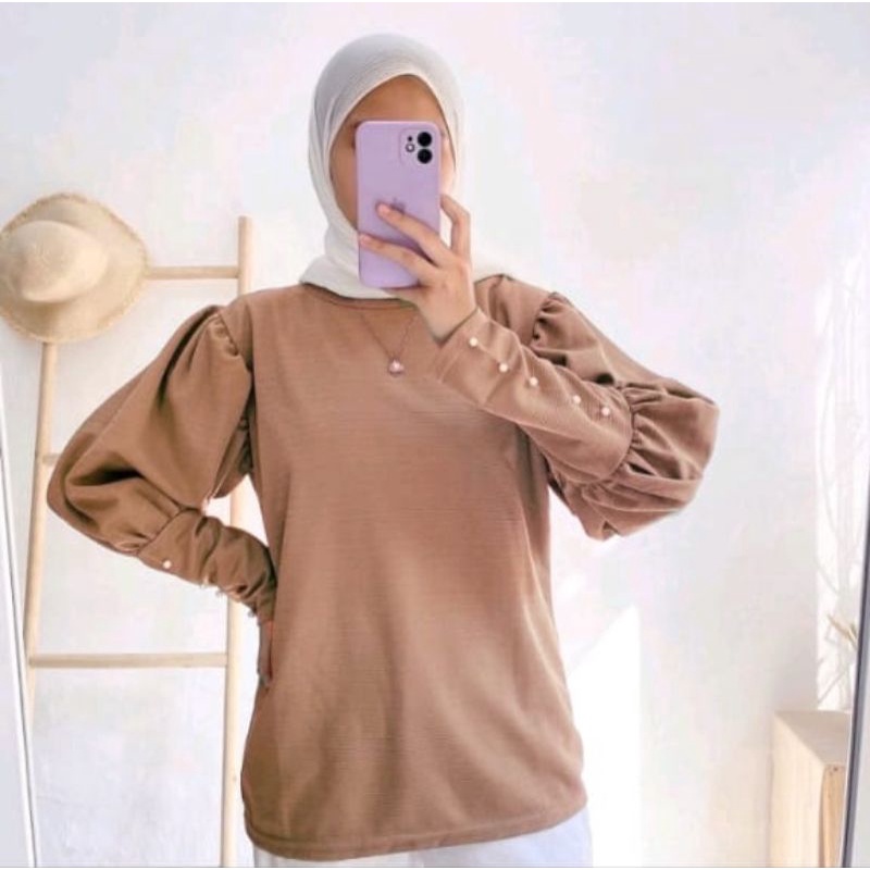 BLOUSE LENGAN  MUTIARA