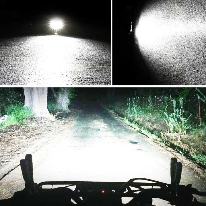 LAMPU CREE SOROT TEMBAK OFFROAD 72 WATT WORKLIGHT 24 TITIK