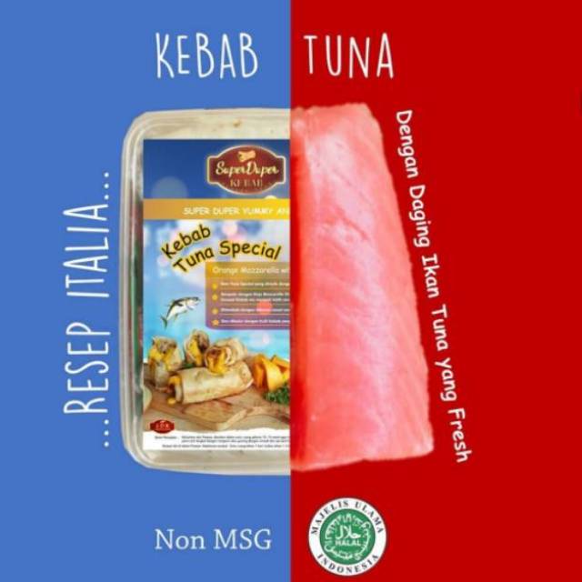 

KEBAB TUNA - SUPER DUPER KEBAB HOME MADE KEBAB & 100% HALAL (GOSEND ONLY ‼️)