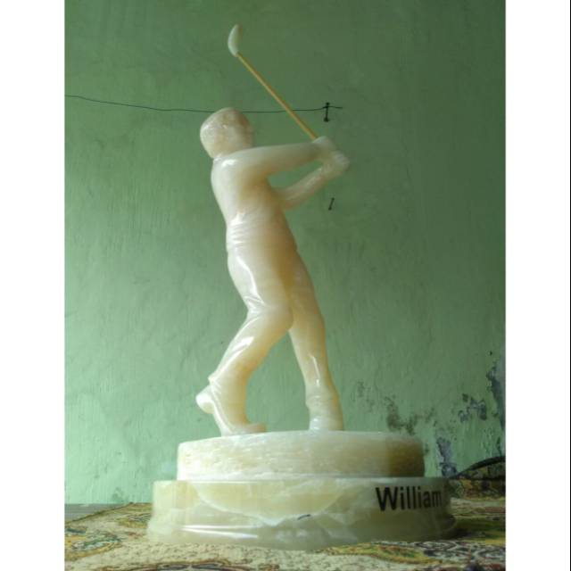 Patung bentuk golf bahan onyx Tulungagung
