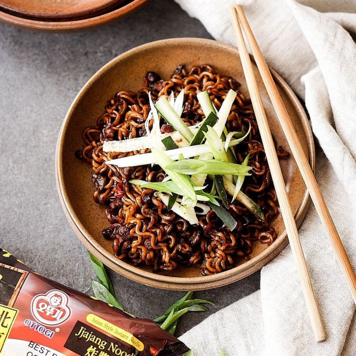 

impor-mie- ottogi jjangmyeon ramen korean black bean sauce instant noodle korea -mie-impor.