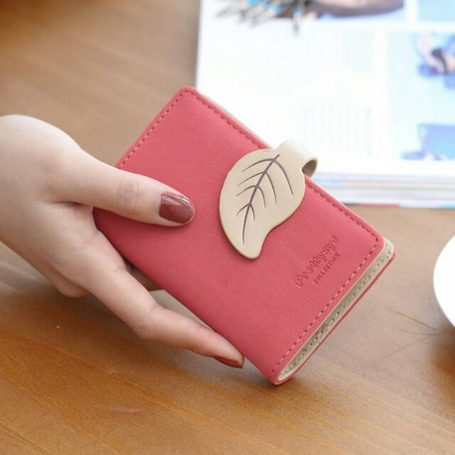 As Dompet Lucu daun wanita dompet korea Dompet Daun Dompet kartu