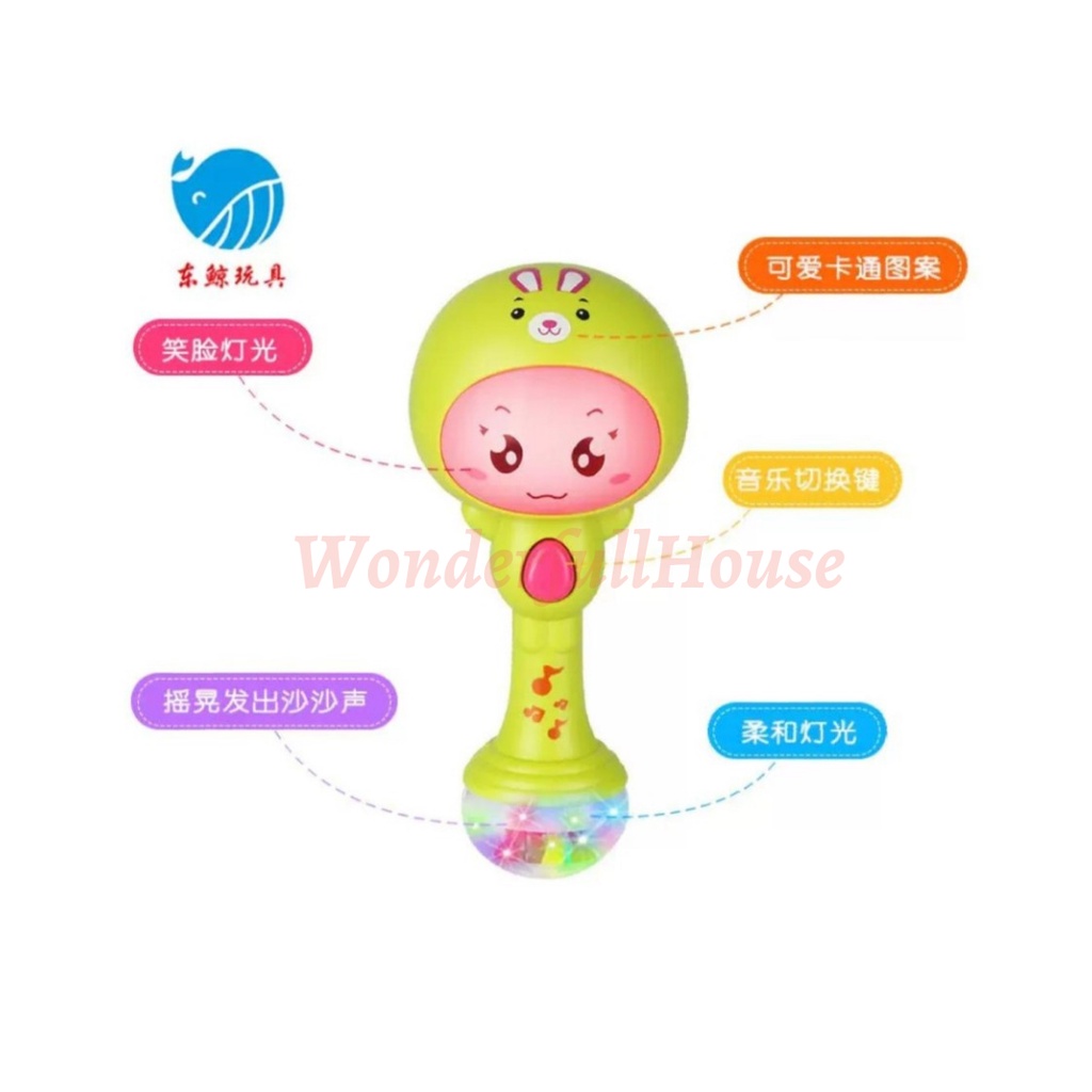 Mainan Bayi Murah Hand Music Shake Toys Tongkat Rattle Mainan Edukasi