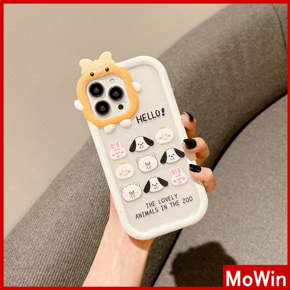 iPhone Case Silicone Soft Case Clear Case Airbag Shockproof Protection Camera Shiny Feel Puppy Cartoon Cute Compatible For iPhone 11 Pro Max 13 Pro Max 12 Pro Max 7Plus xr XS Max