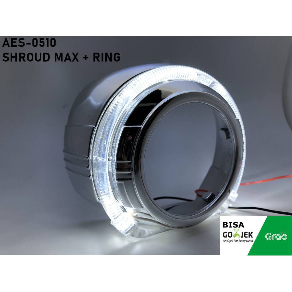 Shroud MAX RING Kristal 3 Inchi Untuk Projector 3 Inchi Merk AES