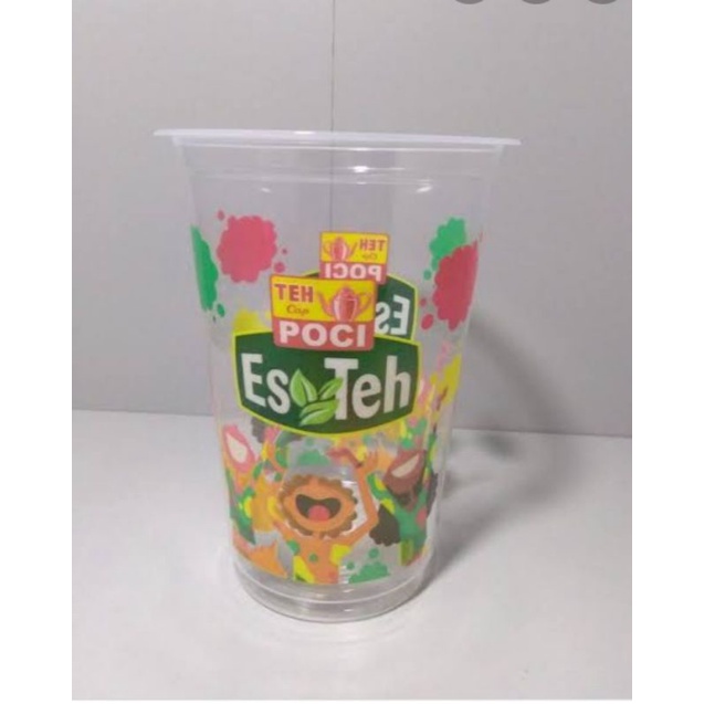 Cup Pocci 16 oz 1 slop isi 50 pcs ( Di Jamin100 % Asli