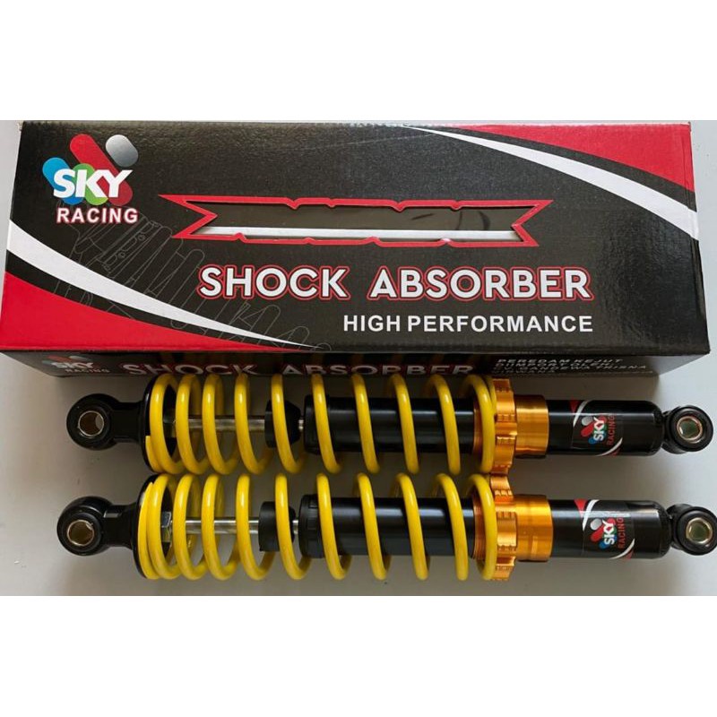 HITAM-SHOCKBREAKER 811 SERIES SKY RACING / SHOCK BREAKER BELAKANG 280MM JUPITER NEW VEGAZR VEGA R NEW CRYPTON FORCE ONE ZR PERENDAM KEJUT