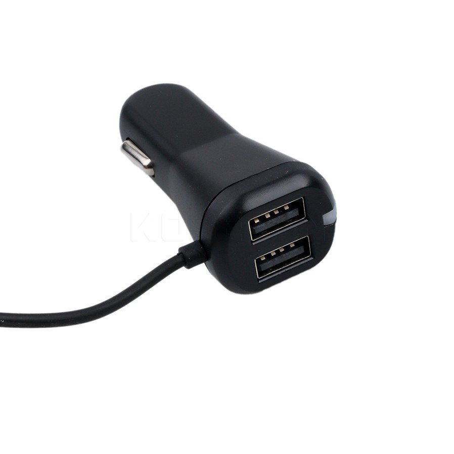 Q7S Universal Stylish Dual USB Car Quick Charger 5V 2.1A Bluetooth Music Player Handfree