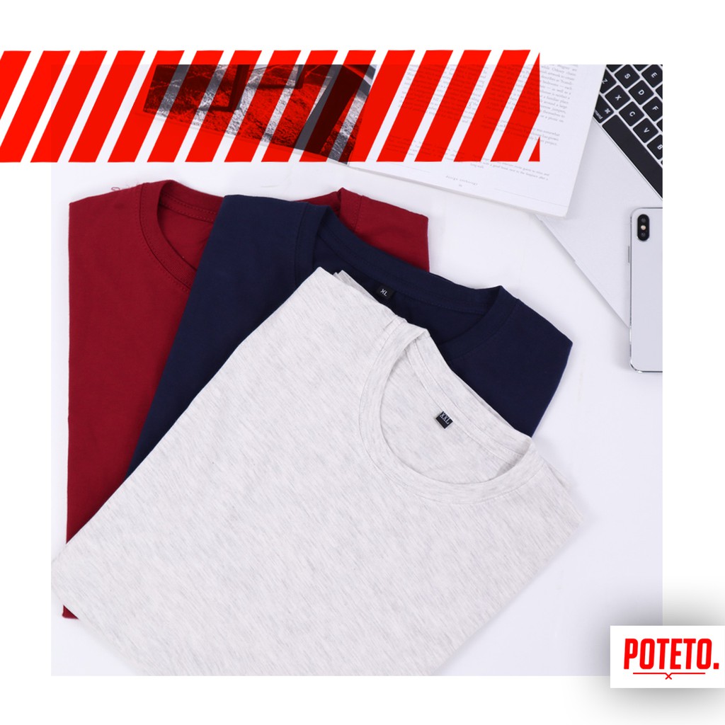 POTETO // KAOS POLOS PRIA PREMIUM QUALITY 