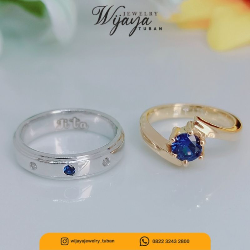Cincin nikah cincin palladium