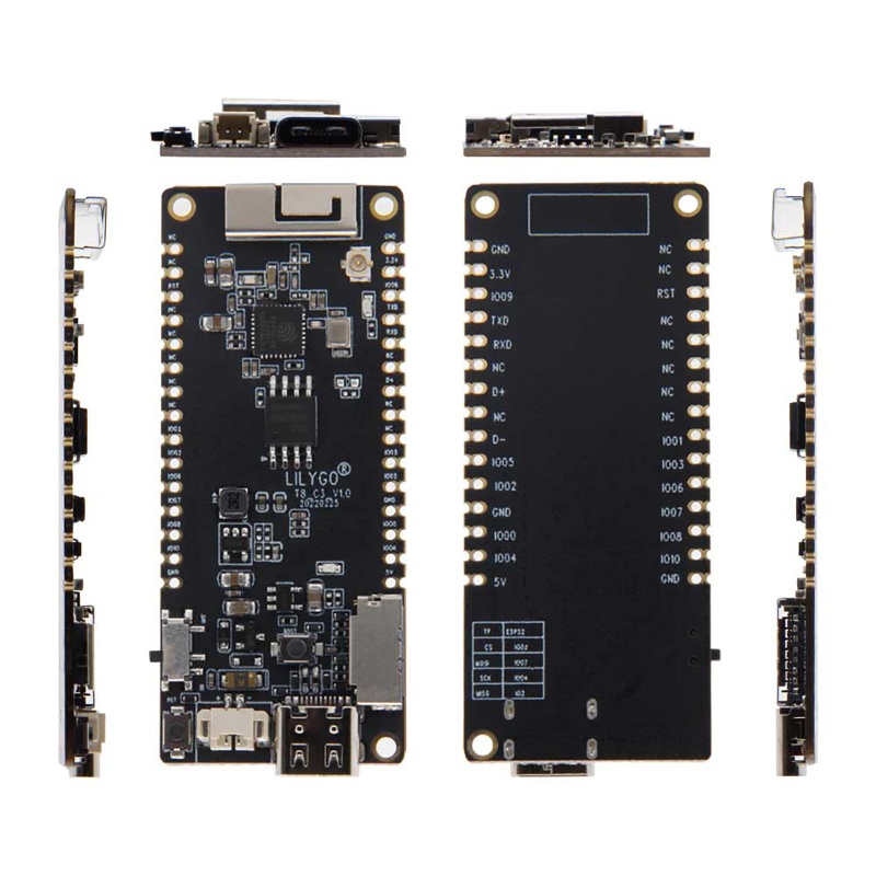 Btsg BT5.0 Papan Pengembangan T8-C3 ESP32-C3 Papan Dioptimalkan Untuk w 3D Antena TF Slot