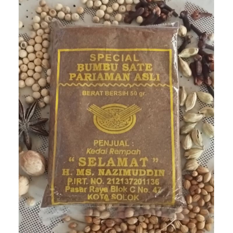 

Bumbu sate Pariaman / Padang