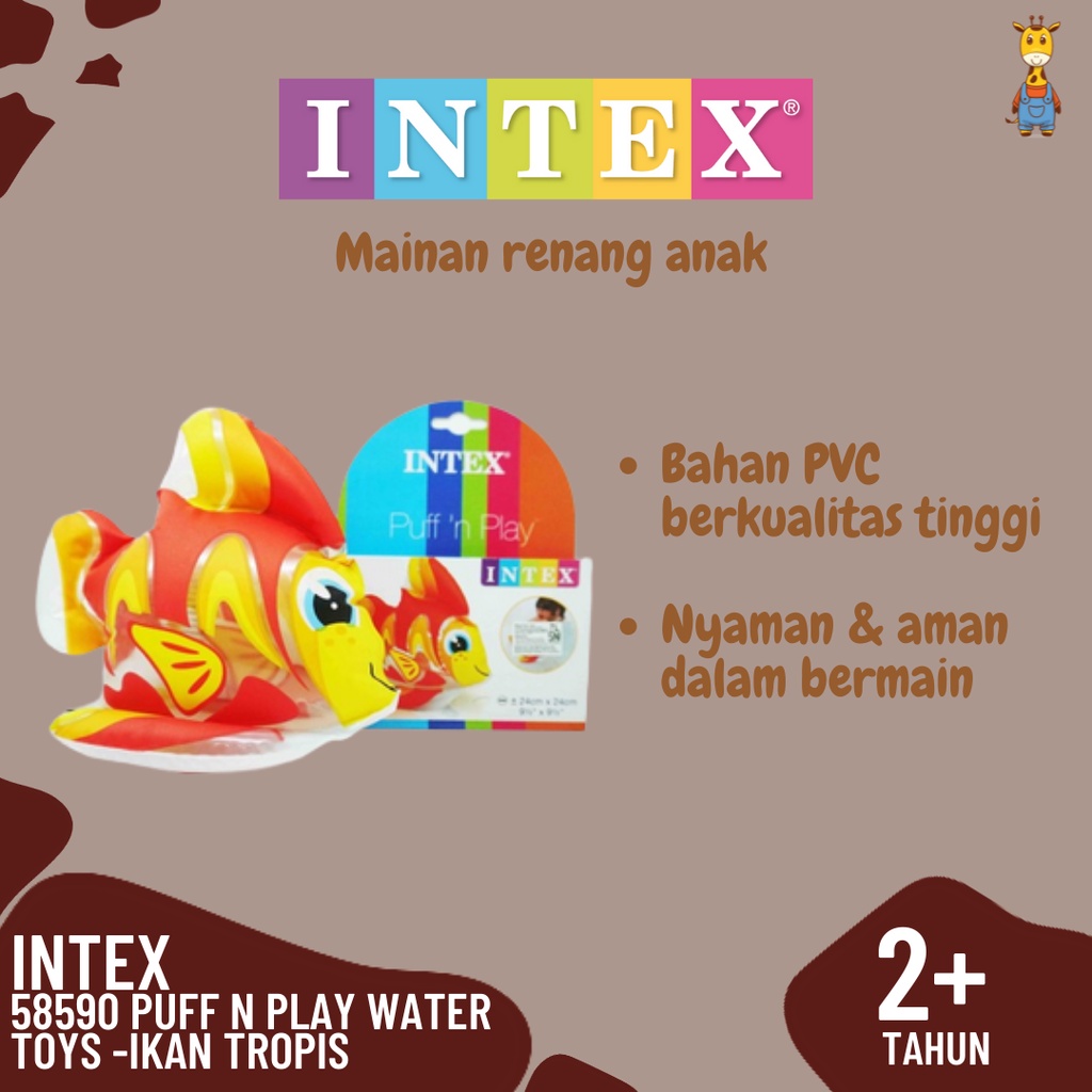 Intex 58590 Puff n Play Water Toys - Mainan Renang