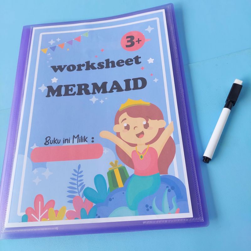 Worksheet Anak/WIPE and clean Worksheet/Lembar Aktifitas anak/ Worksheet Preschool dan TK tema