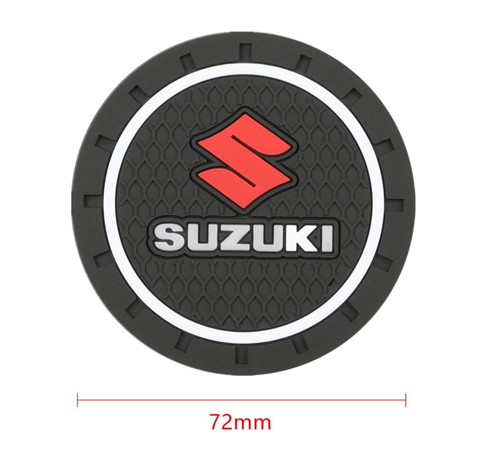 2 Buah Karet Coaster Anti Slip Air Cangkir Tikar untuk Suzuki Pemegang Botol Bantalan Swift ERTIGA Swift XL7 SX4 Jimny vitara Jimny