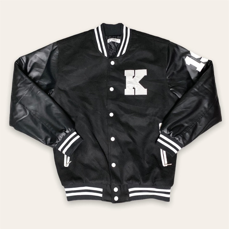 Varsity Univ Leather K. Full Black